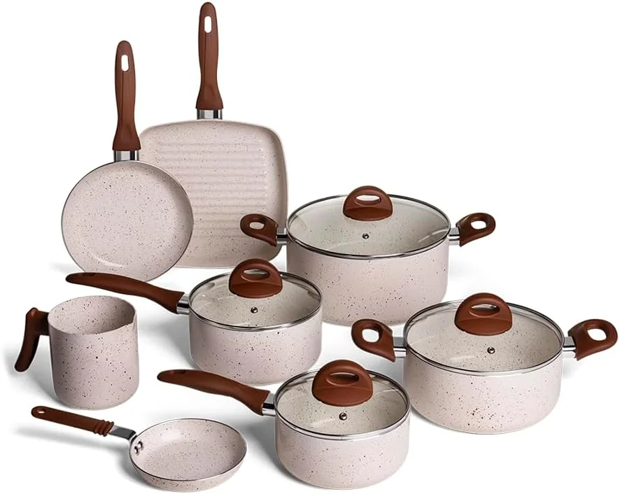 Brinox Ceramic Life Smart Plus Antiaderente 8 Peças
