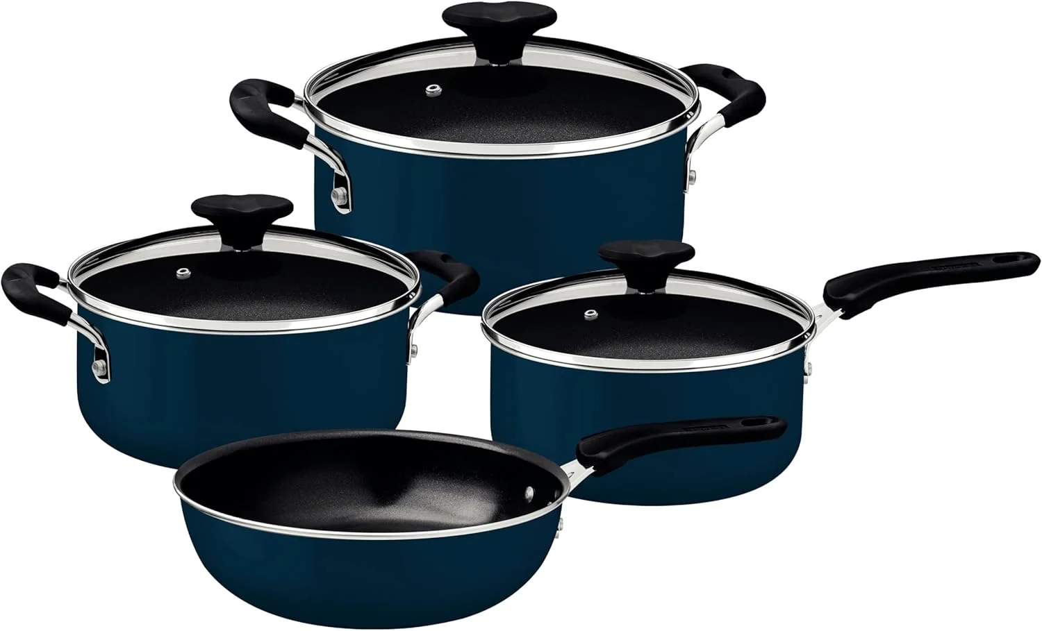 Jogo de Panelas Tramontina Cerâmica Tunis – 4 Peças (Variação de Cor da Linha Tunis)