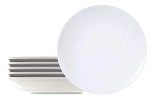 Kit Prato Fundo Tramontina Leonora em Porcelana 21 cm