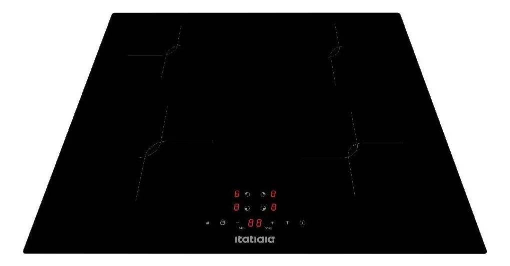 Cooktop Itatiaia Master 4 Bocas Vidro Preto Indução