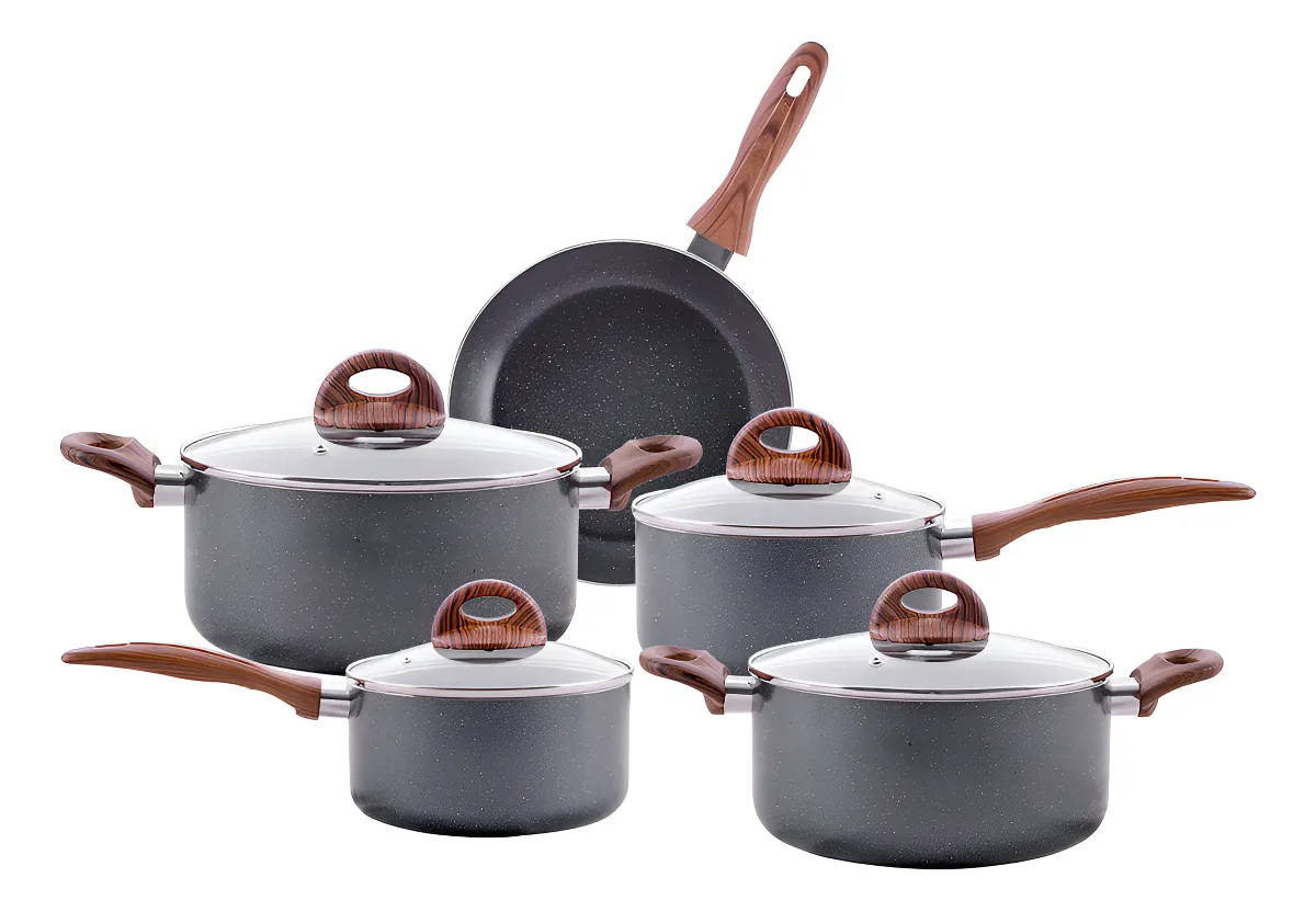 Jogo de Panelas Antiaderente Ceramic Life 5 Peças