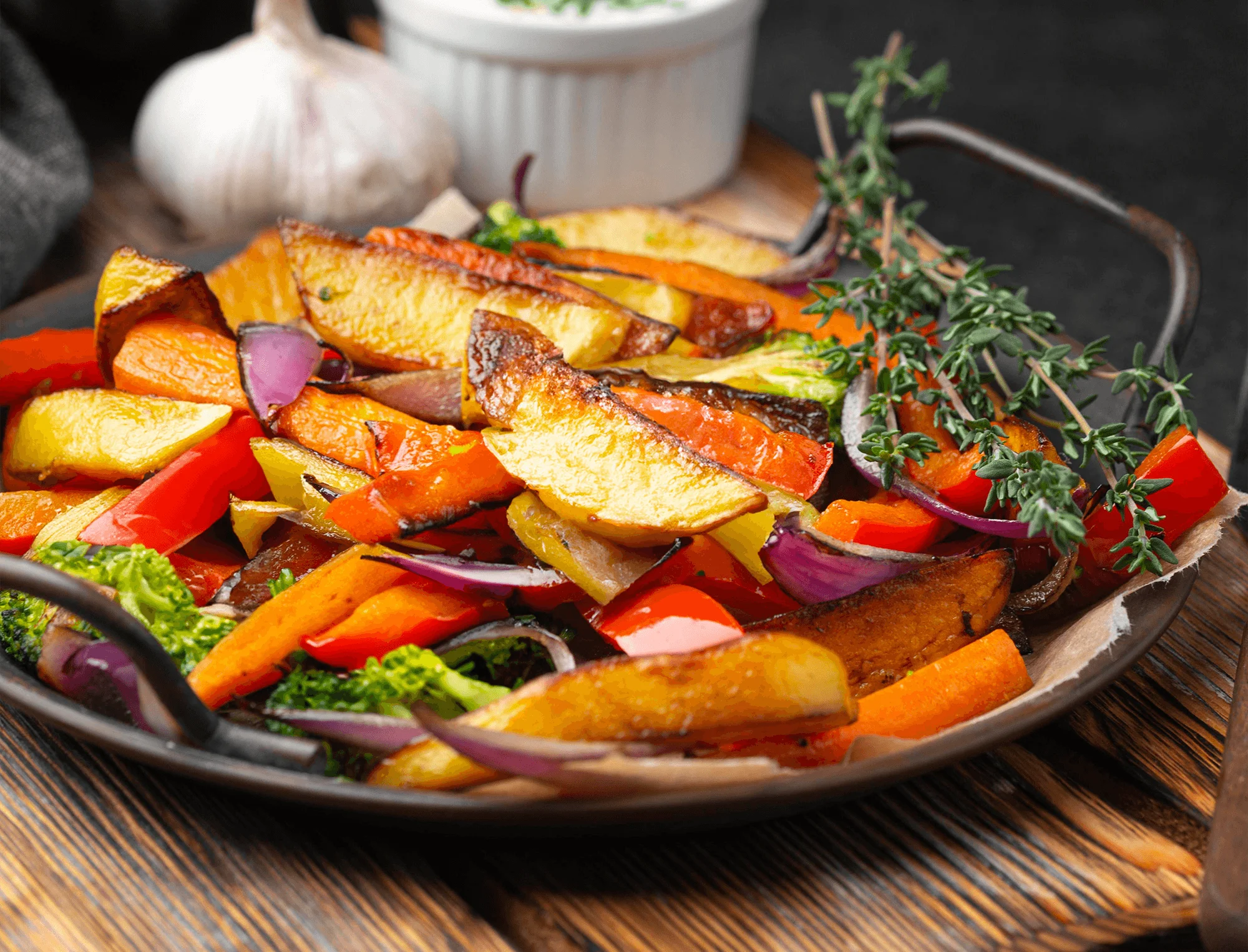 legumes refogados com Azeite e Ervas