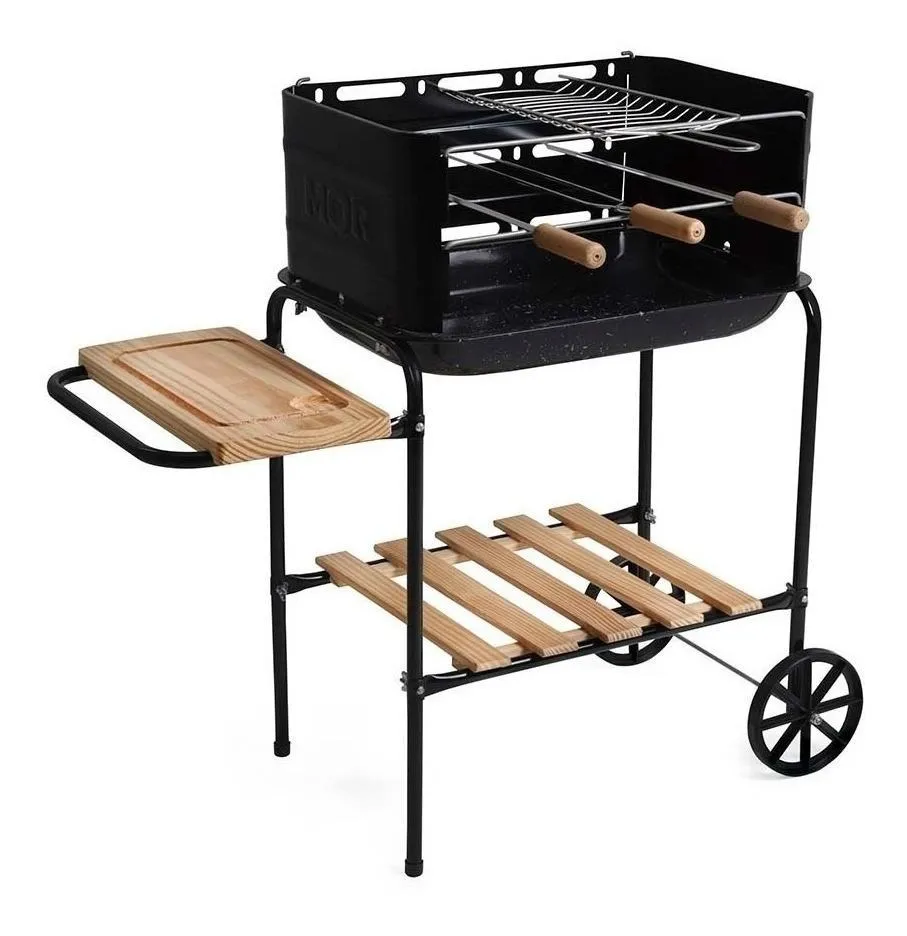 Mor Churrasqueira Califórnia Bacia Esmaltada Preto